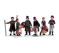 Lot de 6 Figurines de Noël Lemax représentant des villageois