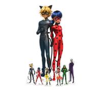 Figurines en carton - Miraculous - 7 pièces - Décoration originale - Intérieur