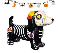 Figurines Petits Animaux Décoration Résine Jour des Morts Effrayant