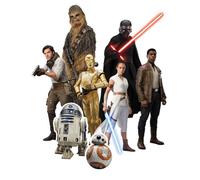 Figurines - Star Wars - 8 Figurines en carton - Hauteur 28 CM - Décoration de fête - Mixte