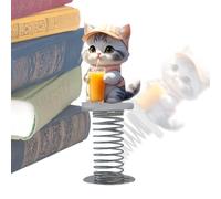 Figurines Voiture pour Tableau de Bord - Décoration Pour Console Centrale | Ornement Acrylique 2D En Forme De Chat Pour Intérieur De Véhicule Bureau Table De Nuit