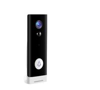 FIJHNGSF Caméra de Sonnette vidéo WiFi sans Fil Intelligente | Résolution 1080P, alimenté par batterie, mini interphone(Option 3,US Plug)