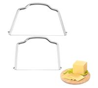 Fil A Couper Le Fromage, 2 pièces Fil A Fromage, Coupe Fromage En Acier Inoxydable, Coupe Fromage, Coupe Fromage Raclette, pour couper le fromage, le bacon, le beurre, etc, Multifonction.
