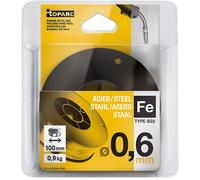 Toparc Bobine de fil 086593 – acier Ø 0,6 mm, bobine Ø 100 mm, 0,9 kg