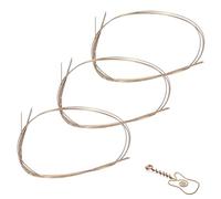 Fil à Souder en Laiton, 3pcs Tresse à dessouder 1.2mmx50cm, Baguettes de Soudage de Fil à Souder Tiges de Laiton à Souders en Métal à Basse Température pour la Fabrication de Bijoux, 1,2 Mm