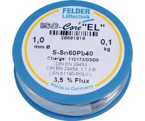 Fil à souder ISO-Core® EL 1mm 250g S-Sn60Pb40 FELDER