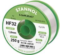 Fil à souder sans plomb ni halogène Stannol HF32 3500 Sn99,3Cu0,7