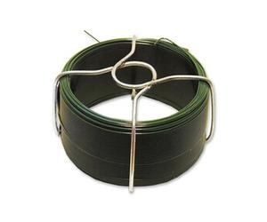 Fil acier plastifier vert 1mm bobine 75mm - - FGV08