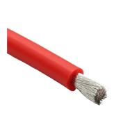 Fil chauffant flexible Câble chauffant en silicone souple for réservoir de canalisation antigel, résistant aux hautes températures, 1 pièce(Red,1M*20)