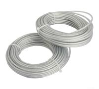 Fil d'acier en nylon pour débroussailleuse, 2,4 mm, 2,7 mm, 3,0 mm, 3,5 mm, fil de coupe très résistant pour débroussailleuses et mangeurs, 2 rouleaux de 10 m