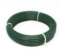 Linxor France ® Fil d'attache en Acier galvanisé plastifié pour Grillage ou Autre - 100 m x 1.5mm Ø - Vert - Norme CE