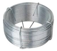 Fil d'attache en acier galvanisé pour grillage ou autre - 100 m x 1.3mm Ø - Gris -