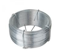 Fil d'attache en acier galvanisé pour grillage ou autre - 50 m x 1.3mm Ø - Gris - Linxor