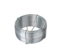 Fil d'attache en acier galvanisé pour grillage ou autre - 50m x 1.5mm Ø - Gris -