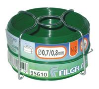 Fil d'attache - FILGRAF - plastifié vert - 0,7 mm - bobine 50 m