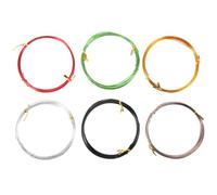 Fil de Bonsaï en Aluminium Coloré 6 Pièces 1, 0mm X 5 M