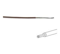 Fil De Câblage - Ø 1.4 Mm - 0.2 Mm² - Multibrin - Brun