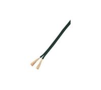 Fil de câblage Components 93030c507 2 x 0.50 mm² noir 10 m