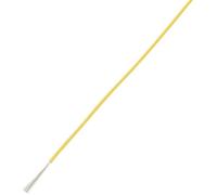 TRU COMPONENTS 1570176 Fil de câblage LiY 1 x 1 mm² jaune 10 m