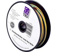 Fil de câblage TRU COMPONENTS FBC 1571443 3 x 0.14 mm² jaune, rouge, vert 25 m