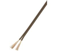 Fil de câblage TRU COMPONENTS NYFAZ/CCA 1566633 2 x 0.75 mm² marron 50 m