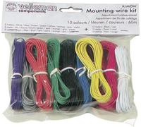 ASSORTIMENT FILS DE CABLAGE - 10 COULEURS - 60m