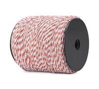 Fil de Clôture Électrique 500 m, Corde de Clôture Électrique 6 Brins | Acier Inoxydable, 2mm Haute Conductivité, Protection Anti Sangliers,Élevage,Ferme, Fil Cloture Electrique Très Durable