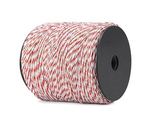 Fil de Clôture Électrique 500 m, Corde de Clôture Électrique 6 Brins | Acier Inoxydable, 2mm Haute Conductivité, Protection Anti Sangliers,Élevage,Ferme, Fil Cloture Electrique Très Durable