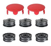 Fil de coupe-bordures pour débroussailleuses Bosch AdvancedGrassCut36, ART 24, 27, 30, 6 bobines et 2 protections