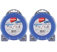 Fil de coupe hélicoïdal 30M pour débroussailleuse à batterie- MAKITA E-01747 (Lot de 2)