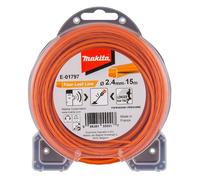 Fil de coupe hélicoïdal MAKITA E-01797 pour débroussailleuse Ø2,4mm 15m