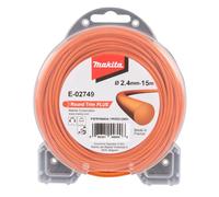 Fil de coupe Orange 2,4mm x 15m rond MAKITA E-02749