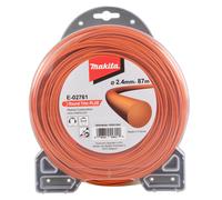 Fil de coupe Orange 2,4mm x 87m rond MAKITA E-02761