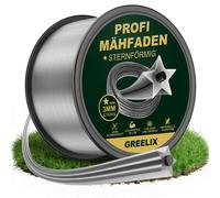 Fil de coupe pour débroussailleuse, forme ronde, 3 mm x 120 m, robuste et efficace