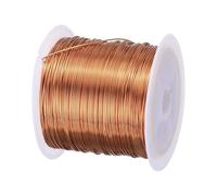 Fil de cuivre émaillé 0,2mm 340m (1115ft) 100g Fil de bobinage pour transformateurs, inductances, moteurs(Copper,1PCS_0.06MM X 4000M)