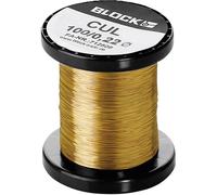 Fil de cuivre émaillé BLOCK CUL 100/0,35 Ø extérieur (sans vernis isolant): 0.35 mm 112 m 0.10 kg