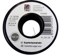 Fil de cuivre émaillé TRU COMPONENTS 2UEWF 1567049 Diamètre extérieur (avec vernis isolant): 0.50 mm 23 m