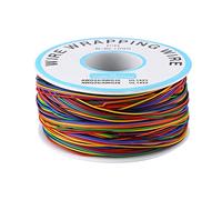 Fil de cuivre étamé revêtu de PVC à souder PCB 8 fils 30AWG câble d'isolation B-30-1000 câble massif, 80℃, 250m/820.21ft
