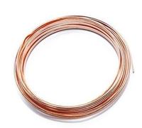 Fil de cuivre pur Fil de cuivre nu 10 m, fil calibre 18-40 diamètre 0.1-1.8mm for le jardinage, grande ductilité for les plantes(0.4mm)