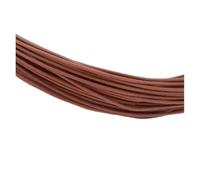 Fil de cuivre UL1007 de 2~50m, 26 24 22 20 18 16 14AWG, isolation en PVC, placage étamé, noyau unique(Brown,10 METERS_20AWG)