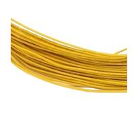 Fil de cuivre UL1007 de 2~50m, 26 24 22 20 18 16 14AWG, isolation en PVC, placage étamé, noyau unique(Yellow,5 METERS_20AWG)