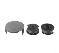 Fil de débroussailleuse F016800569 F016800385 avec couvercle de bobine F016F05320 pour Bosch Easy Grass 18 23 26 Cordon en nylon auto-alimentation Bobines Kit bordure de pelouse