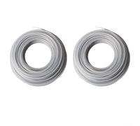 Fil de débroussailleuse renforcé en acier, fil d'herbe robuste de 4 mm, fil de brosse à noyau métallique, bobine de rechange de 30 m, fil épais Eater Line, pour