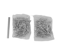 Fil de Double plinthe, 100 pièces, clous sans couture, Fixation sécurisée, clous de plinthe en métal à Double extrémité avec Tube à manchon
