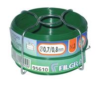 Fil de fer galvanisé revêtu de plastique -Filgraf - N°3 - ép.0.8 mm - L : 5
