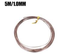Fil de fer pour bonsaï - Fil d'aluminium - Revêtu de plastique - Diamètre : 1,0 mm - Longueur : 5 mètres - 1 rouleau - Couleur : marron - Pour la formation et le support des plantes