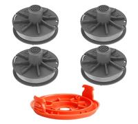 Fil de rechange pour tondeuse à gazon Gardena 5307-20, 6,1 m x 1,65 mm, pour tondeuse à gazon Gardena EasyCut ComfortCut PowerCut SmallCut (4 fils + 1 couvercle)