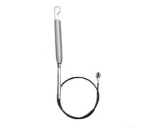 Fil de service pour souffleuse à neige Pro 28 30 36 Pro 28 (argent) | Dispose d'un œillet à une extrémité, d'un ressort à l'autre, facilite l'engagement et le débrayage de la tarière