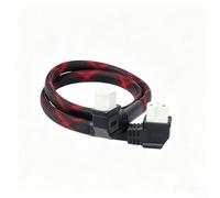 Fil de silicone, cuivre pur étamé, extra doux, haute température 200 C, basse température -60 C, connecteurs à double coude pour câble électrique EV à courant élevé (0,5 m 8 AWG)