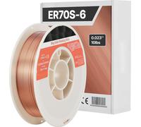 Fil de soudage MIG/MAG - ER70S-6 Fil plein - Diamètre 0,6 mm - Bobine 4,5 kg - Teneur élevée en désoxydants - Pour soudage sous protection gazeuse - Toutes positions de soudage